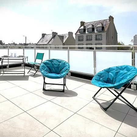 Le Grand Large-Appart Proche Mer Avec Terrasse Brignogan-Plages Exterior foto
