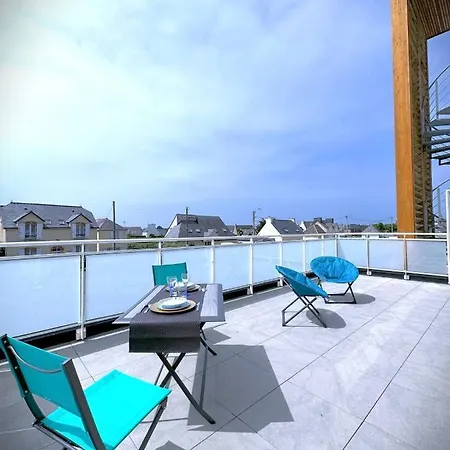 Le Grand Large-Appart Proche Mer Avec Terrasse Brignogan-Plages Exterior foto