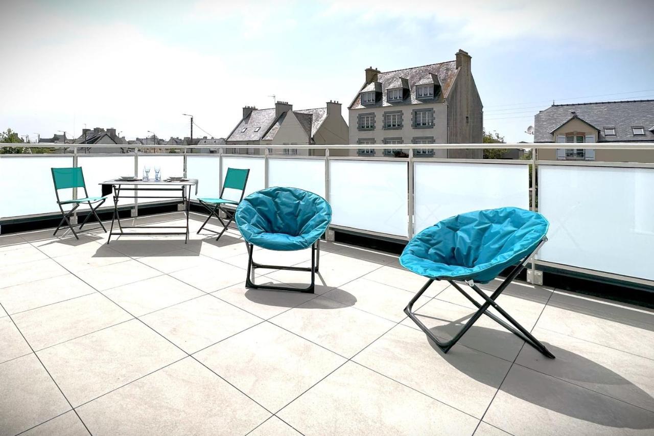 Le Grand Large-appart Proche Avec Terrasse Apartment Brignogan-Plages